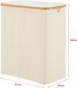 Wäschekorb Rusko 140L Beige [en. casa] Bild 2