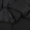 vidaXL Winterbettdecke Schwarz 140 x 200 cm Satin und Mikrofaser 42025849 Bild 5