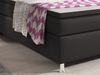 Boxspringbett Oxford 180x200 cm Kunstleder Schwarz Bild 4