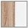 Kleiderschrank Cliff Drehtürenschrank 90x58x198cm Farbe: braun 2-türig Bild 3