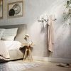 UMBRA STICKS Multi HOOK WHITE 318211-660 platzsparende Garderobenleiste mit 5 beweglichen Haken Bild 4