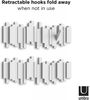 UMBRA STICKS Multi HOOK WHITE 318211-660 platzsparende Garderobenleiste mit 5 beweglichen Haken Bild 5