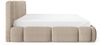 Polsterbett Schlafzimmerbett SPRINGS 160x200cm in Stoff Lambi Latte Bild 3