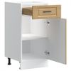 vidaXL Küchenunterschrank Porto Artisan-Eiche Holzwerkstoff 853956 Bild 5
