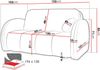 Schlafsofa Viva Comfy III (Farbe: Velo 621) Bild 5