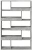 vidaXL Bücherregal Betongrau 100x33x156,5 cm Holzwerkstoff 3309342 Bild 4
