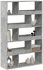 vidaXL Bücherregal Betongrau 100x33x156,5 cm Holzwerkstoff 3309342 Bild 3
