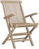vidaXL 7-tlg. Garten-Essgruppe Grau Massivholz Teak 3155044 Bild 5