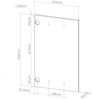 Küchenfront R-Line Weiß Landhaus 36.4 x 59 cm Möbelfront für den Eckhängeschrank Vicco Bild 2