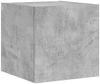 vidaXL TV-Wandschrank mit LED-Leuchten Betongrau 30,5x35x30 cm 837224 Bild 3