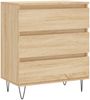 vidaXL Sideboard Sonoma-Eiche 60x35x70 cm Holzwerkstoff 827183 Bild 2