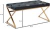 Sitzbank Samt Schwarz 90 x 46 x 44 cm Flur Polsterbank mit Metallgestell | Bettbank Schlafzimmer Chesterfield Design | Flurbank Garderobenbank Modern Bild 3
