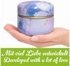 Goodwei Teedose Chazutsu Matcha Teedose aus Metall: japanisches Design, lavendel, Weißblech, (3-tlg) Bild 4