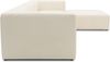 DOMO. collection Ecksofa 800013, Couch in L-Form, rechteckig mit gepolsterte Rückenlehne, Modul-Element, Sofa, Polsterecke, Eckcouch, Polsterganitur 301 x 193 x 69 (BxTxH), natur Bild 4