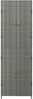 vidaXL Gartenschrank Grau 59x40x180 cm Poly Rattan 319873 Bild 4