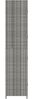 vidaXL Gartenschrank Grau 59x40x180 cm Poly Rattan 319873 Bild 5