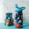 Quokka Pop Kids Trinkflasche SPACE 445 ml mit Trinkhalm & Tragekupplung Bild 2