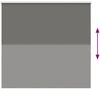 vidaXL Verdunkelungsrollo Grau 165x150cm Stoffbreite 161,6cm Polyester 4011141 Bild 5