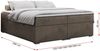Boxspringbett - Doppelbett mit Multipocket-Matratze - BESS -180x200 - Braun Velours - H3 Bild 5