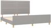 Bettgestell mit Kopfteil Hellgrau 160x200 cm Stoff [3125146] Bild 4