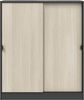 Schuhschrank >GARONA< 6 Fächer, Anthrazitgrau / Eiche Dekor - 100x119x40 (BxHxT) Bild 4