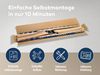 MaDeRa 7-Zonen-Lattenrost – 3 verschiedene Ausführungen, zur Selbstmontage, Größe: 80x220 Bild 5
