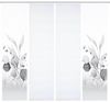 HOME WOHNIDEEN Schiebegardine 84096 ABANIO Schiebegardine rec. Polyester, 245x60 cm, halbtransparent (4 St), Paneelwagen, transparent, Polyester (recycelt) Polyester Bild 4