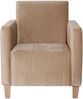 Sessel Karol Bezug Samtvelours Buche natur / sand 22193 Bild 2