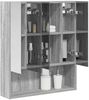 vidaXL Badezimmerspiegelschrank Graues Sonoma 60 x 14.5 x 70 cm 889188 Bild 3