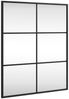 vidaXL Wandspiegel, Metall schwarz, 50x60 cm Bild 2