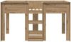 vidaXL Etagenbett für Kinder Artisan-Eiche 90 x 190 cm Holzwerkstoff 3410482 Bild 5