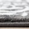 Teppium Teppich Mäander-Design, Rechteckig, Höhe: 12 mm, Modern Kurzflor Teppich Wohnzimmer Mäander-Design Grau Pflegeleicht Bild 3