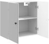 vidaXL Wandschrank Hochglanz Weiß 59 x 31 x 60 cm Holzwerkstoff 899089 Bild 2