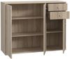 Kommode >Tembi< in Sonoma Eiche - 108,8x111,1x34,8cm (BxHxT) Bild 5