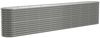 vidaXL Hochbeet Verzinkter Stahl 332x40x68 cm Grau 318909 Bild 2