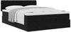 vidaXL Ottoman-Bett mit Matratze Schwarz 140x200 cm Samt 3311851 Bild 5
