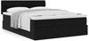 vidaXL Ottoman-Bett mit Matratze Schwarz 140x200 cm Samt 3311851 Bild 4