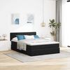 vidaXL Ottoman-Bett mit Matratze Schwarz 140x200 cm Samt 3311851 Bild 3
