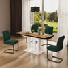 Esstisch Fenaro Goldkraft Eiche/Weiß 120 x 80 cm 2 Teile Vicco Bild 3
