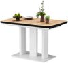 Esstisch Fenaro Goldkraft Eiche/Weiß 120 x 80 cm 2 Teile Vicco Bild 5