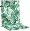 vidaXL Rückenstützkissen Blatt 2 pcs Blattmuster 100 x 50 x 3 cm 361310 Bild 2