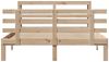 vidaXL Bettgestell mit Kopfteil ohne Matratze 120x190 cm 3306100 Bild 4