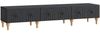 vidaXL TV-Schränk Schwarz 147 x 34,5 x 30 cm Holzwerkstoff 894246 Bild 2