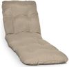 Beautissu Rollliegen Auflage Flair RL Natur, 190 x 60 x 8 cm Bild 2