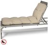 Beautissu Rollliegen Auflage Flair RL Natur, 190 x 60 x 8 cm Bild 3