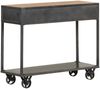 vidaXL Konsolentisch 90x35x74 cm Altholz Massiv 323516 Bild 4