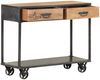 vidaXL Konsolentisch 90x35x74 cm Altholz Massiv 323516 Bild 2