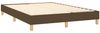 Boxspringbett mit Matratze Stoff Dunkelbraun 140x200 cm Bild 4