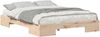 vidaXL Bettgestell Braun 150 x 200 cm 873025 Bild 2