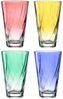 LEONARDO Gläser-Set Trinkglas, TWIST, 300 ml, farbig sortiert, 4er-Set, 4-tlg, Glas, Longdrinkbecher, spülmaschinengeeignet Bild 5
